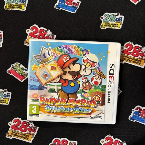 Игра Paper Mario: Sticker Star (3DS) (Б/У)