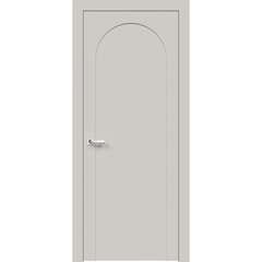Купить Межкомнатная дверь эмаль Венеция латте глухая