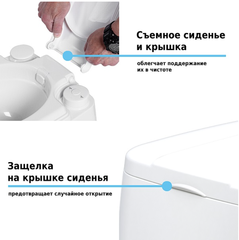 Биотуалет Lupmex 79112P 12л с индикатором с пробниками гранул