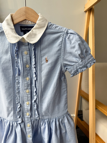 Хлопковое платье-рубашка Ralph Lauren, 98