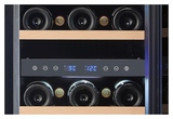 Винный шкаф Cellar Private CP027-2TBH черная дверь со скрытой рукояткой