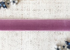 Лента бархатная, ш. 2 см, лиловый