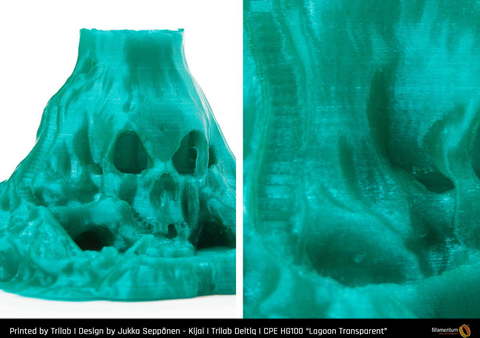 Пластик для 3D-принтера Fillamentum CPE HG100 Lagoon Transparent