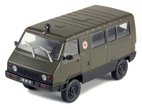 UAZ-3972 khaki 1:43 DeAgostini Auto Legends USSR #96