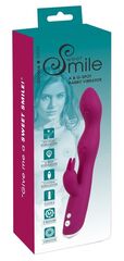 Фиолетовый вибратор A & G-Spot Rabbit Vibrator для стимуляции зон G и A - 23,6 см. - 