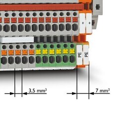 PTIO 1,5/S/3-LED 24 GN-Клеммный модуль для подключения датчиков и исполнительных элементов