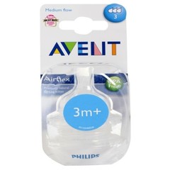 Соска (поток средний) (уп. 2шт) (SCF633/27) (стандарт)