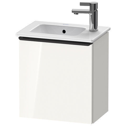 Duravit D-Neo Тумбочка подвесная, 440x410x274, 1 дверка, цвет: белый высокоглянцевый DE4259R2222