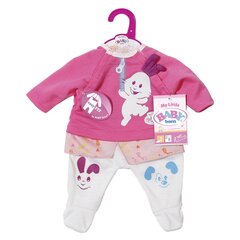 Одежда для куклы my little Baby Born розовый костюмчик