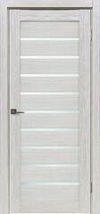 Межкомнатная дверь X-2 / Цвет тон Белая лиственница / Остекление "Сатинат белое" / Двери Верда