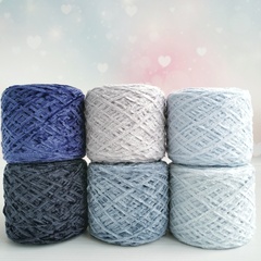 Велюр набор Серо-голубой 2023, Средний, 450м/100гр