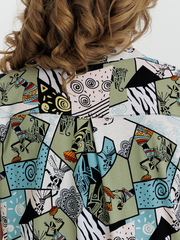 4630 Туника на пуговицах