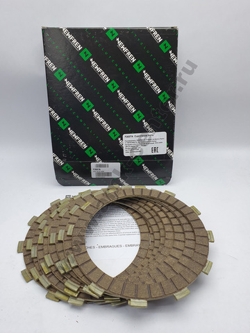 F2637A Комплект фрикционных дисков сцепления мото NEWFREN