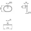 Ideal Standard T4503A5 CONCA Полотенцедержатель кольцо (290765)