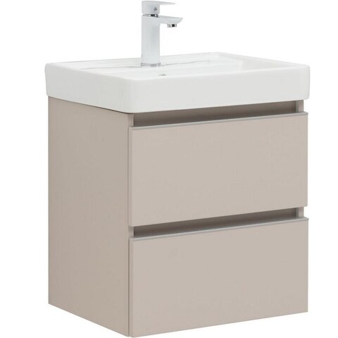 Aquanet 337940 Тумба Вега 2.0 50 2 ящ. цв.бежевый (337940)