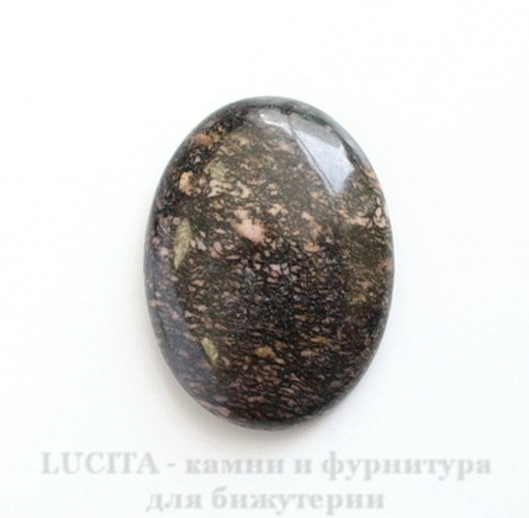 Кабошон Родонит 40х30х7 мм №10 ()
