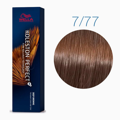 Wella Koleston Deep Browns 7/77 (Блонд коричневый интенсивный) - Стойкая крем-краска