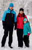 Премиальная теплая зимняя куртка Nordski Mount Blue-Black мужская