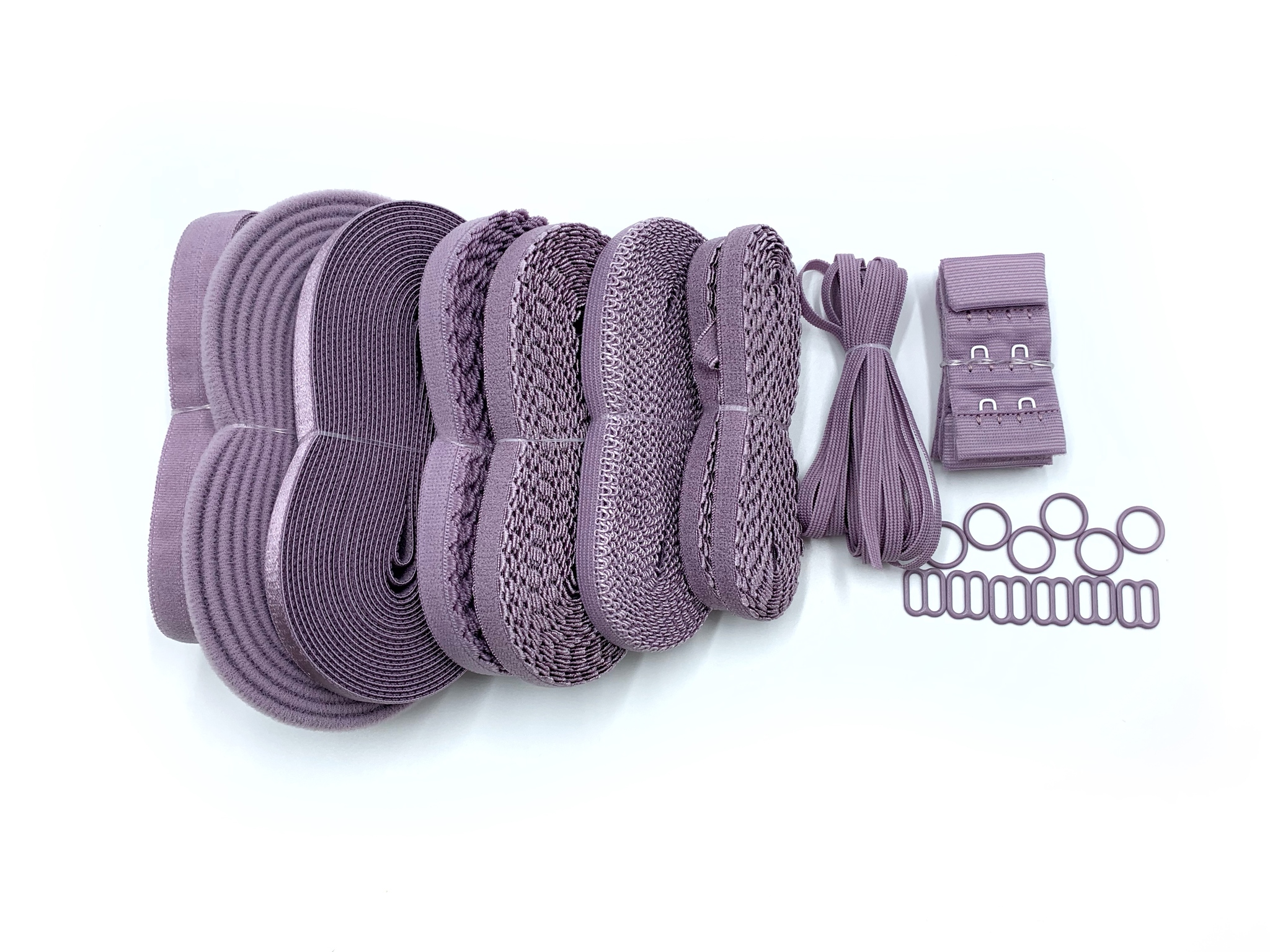 Набор фурнитуры для пошива нижнего белья (лавандово-серый) купить по низкой  цене | интернет-магазин Isetta-shop