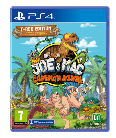 Игра New Joe & Mac - Caveman Ninja T-Rex Edition (PS4)