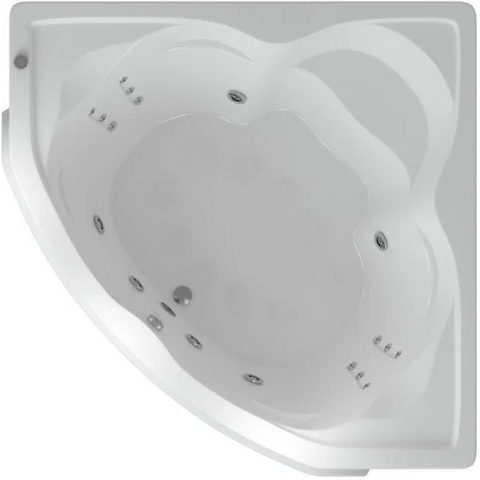 Aquatek SIR164-0000006 Ванна Сириус гидромасс.ПН +спин.масс.12форс. с фр.экр.