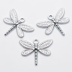 Подвеска Стрекоза, сталь, размер 20*25 мм, цена за 1 шт