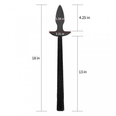 Анальная пробка с хвостом Pony Tail Black