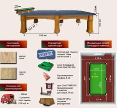 Бильярдный стол для пула 