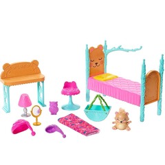 Набор с мишками и кроватью. Энчантималс