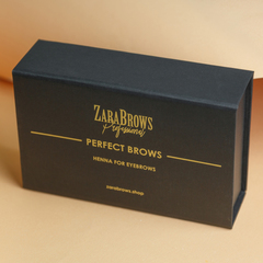 Чёрный бокс с хной Perfect Brows ZARA