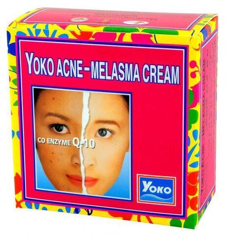 Крем от прыщей и пигментации Yoko Acne Melasma Cream Co Enzyme Q10, 4 гр