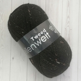 Пряжа Lana Grossa Meilenweit 100 Tweed 126 черный