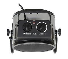 Нагреватель воздуха электрический керамический QUATTRO ELEMENTI  QE-3000C (3кВт, 260 м.куб/ч, 220-240 В, режим вентилятора, 2.8кг)