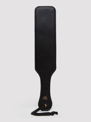 Черная шлепалка Bound to You Faux Leather Spanking Paddle - 38,1 см. - Fifty Shades of Grey Fifty Shades of Grey FS-80141