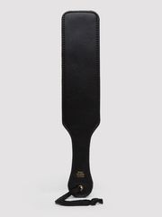 Черная шлепалка Bound to You Faux Leather Spanking Paddle - 38,1 см. - 