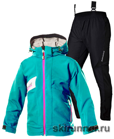 Детский лыжный костюм 8848 Altitude Signy Blue Noname Active