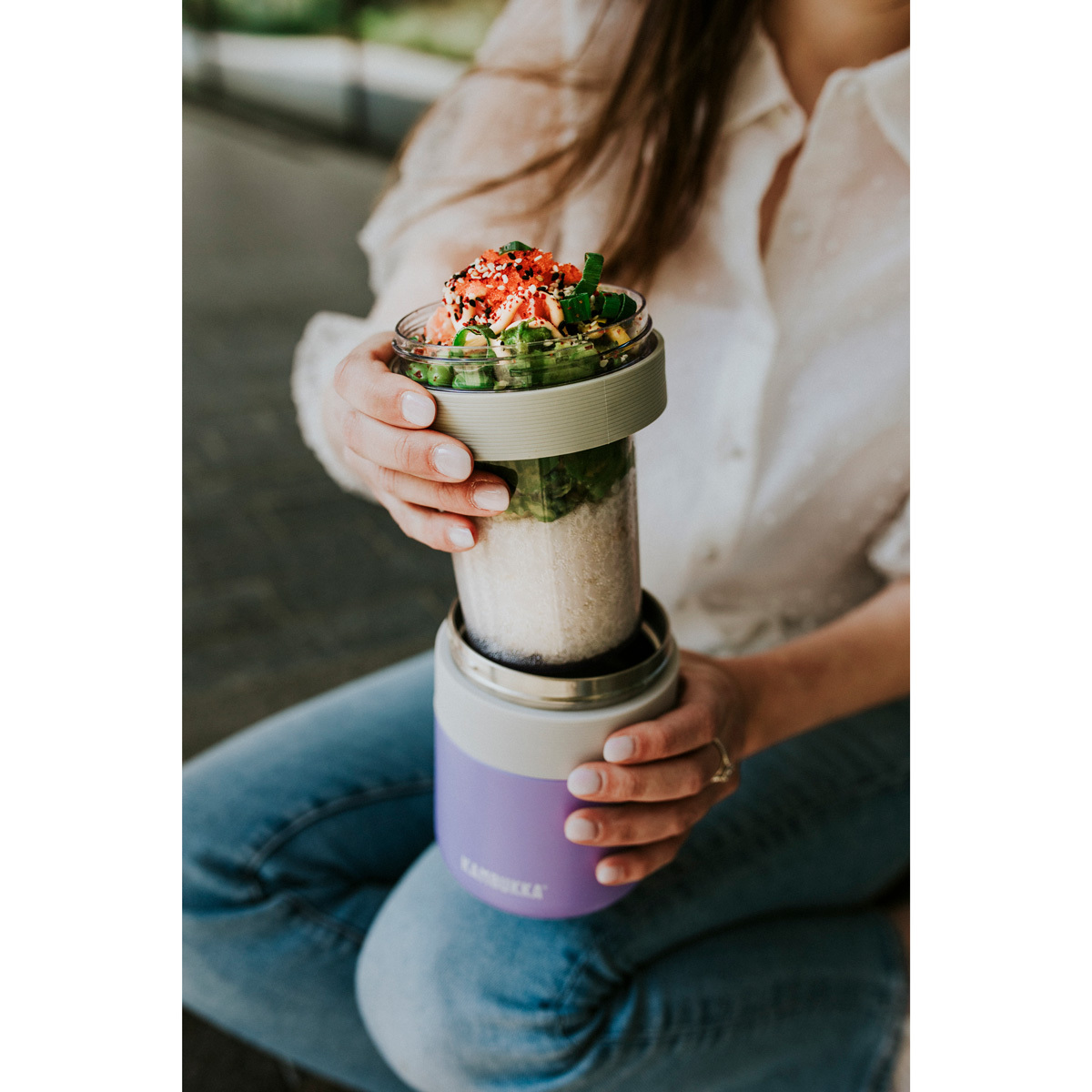 Термо ланч-бокс Kambukka Bora (600 мл), Лавандовый, арт. 11-06012 - фото 11