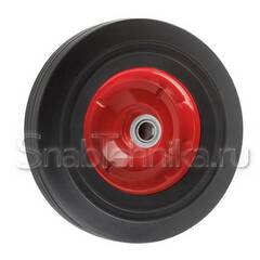 Колесо литая резина 250 мм со стальным диском SR1901-20 симметричное