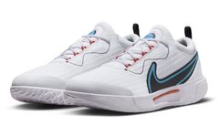Теннисные кроссовки Nike Zoom Court Pro HC - white/black/baltic blue/picante red