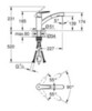 GROHE 303072431 Start 2021 Смеситель для кухонной мойки, низкий выдвижной излив, цвет Матовый чёрный