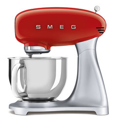 Миксер планетарный 4.8л. Smeg Стиль 50-х годов красный SMF02RDEU