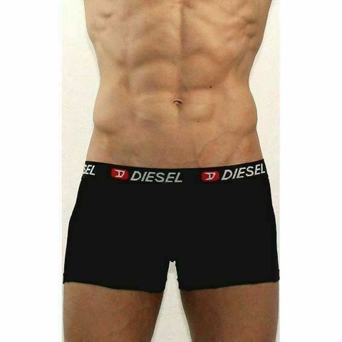 Мужские трусы боксеры черные Diesel Black