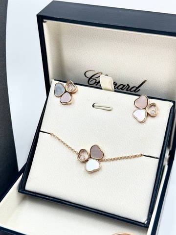 Серьги и браслет Chopard VGOLD