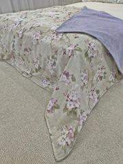 Плед-покрывало махра+поплин Турция, хлопок 145х205