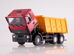 MAZ-6501 dump truck red-orange 1:43 AutoHistory