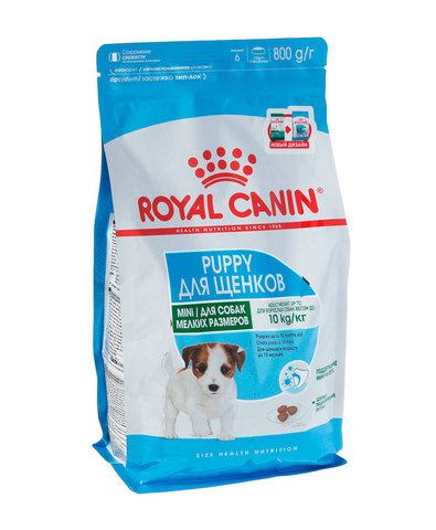 Royal Canin Puppy Mini сухой корм для щенков мелких пород 800 г