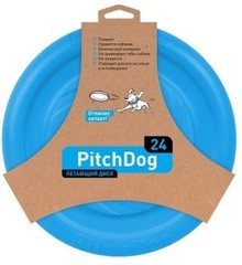 Летающий диск PitchDog голубой
