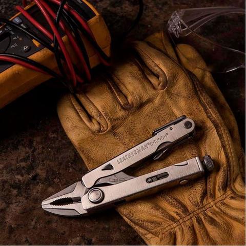 Мультитул Leatherman Crunch, 15 функций, кожаный чехол (68010181N) - Multitool-Leatherman.Ru