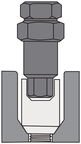 Ключ переходной 6-гранный баллонный специальный 19/21 мм чёрный