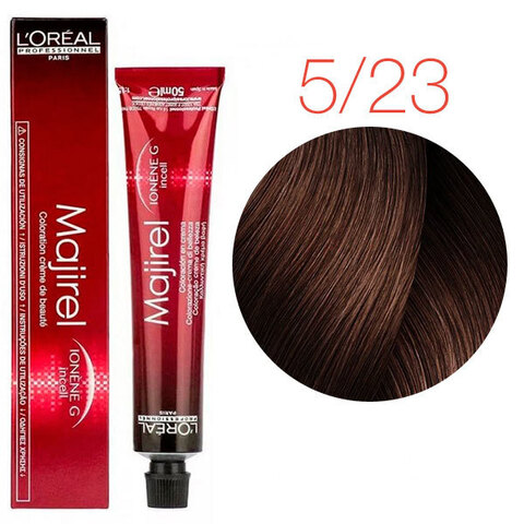 L'Oreal Professionnel Majirel 5.23 (Светлый шатен перламутрово-золотистый) - Краска для волос